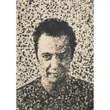 Vik Muniz, Autorretrato, 2003, Impressão serigráfica sobre papel de algodão
