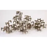 Fritz Nagel, Candelabros, c. 1960, Alemanha, Aço Inoxidável