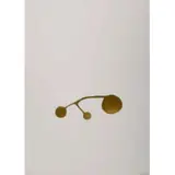 Flávia Ribeiro, Untitled, Pigmento dourado sobre cartão