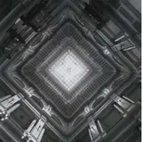 Cristiano Mascaro, Biblioteca Nacional, Rio de Janeiro, 1996, Pigmento sobre papel de algodão