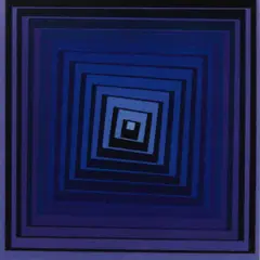 Circa 1960 by Victor Vasarely, Serigrafia, offered Dec 2010