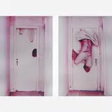 Amilcar Packer, Duplo still de vídeo, 2003, Fotografia montada em display de acrílico