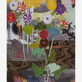 Kansei Platinum, 2009 by Takashi Murakami, Serigrafia, offered Dec 2010