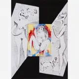 Ivan Serpa, Figuras da série erótica, 1959, AQUARELA SOBRE PAPEL