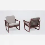 Finn Juhl, Par de poltronas, c. 1950, Dinamarca