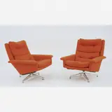 George Nelson, Par de poltronas giratórias, c. 1960