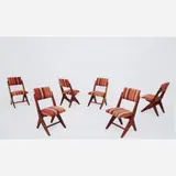 José Zanine Caldas, Conjunto de seis cadeiras , c. 1960