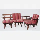 José Zanine Caldas, Conjunto de poltronas e mesa de canto, c. 1960