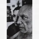 David Douglas Duncan, Intimacy (Picasso and Jacqueline Double portrait), 1957, Gelatina e prata sobre papel fotográfico