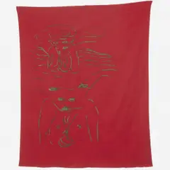 Untitled by Cabelo, Acrílica sobre tecido, offered Dec 2010