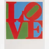 The book of love 3, 1996 by Robert Indiana, Serigrafia, offered Aug 2010