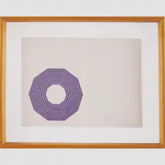 1966 by Frank Stella, Litografia, offered Aug 2010