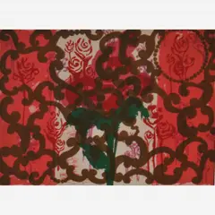 c. 1990 by Beatriz Milhazes, Serigrafia, offered Aug 2010