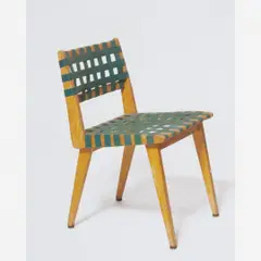 René Gabriel, Cadeira, c. 1948, França, Madeira e vinil