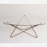 Jacques Tournus, Mesa de centro, 1954, Vidro e metal
