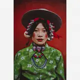 Steve McCurry, Girl in Green Blouse, 1950