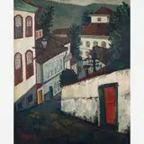 Inimá de Paula, Ladeira de Ouro Preto, Óleo sobre tela