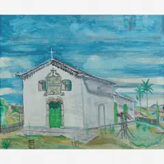 Capela da chapada by Alberto da Veiga Guignard, ÓLEO SOBRE MADEIRA, offered Dec 2009