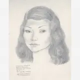 Di Cavalcanti, Retrato de Zuila, Desenho a crayon