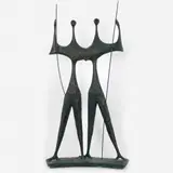 Bruno Giorgi, Candangos, Escultura em bronze