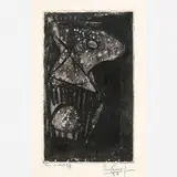 Iberê Camargo, Gravura II, água-forte, água-tinta, relevo e verniz mole
