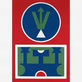 Rubem Valentim, Emblema 12, Acrílica sobre tela