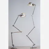 Jean-Louis Domecq, Par de luminárias Jieldá, circa 1930, Paris, Luminária em metal