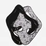 Leda Catunda, Os Amantes II, 2007, Acrílica sobre lona
