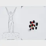 Alex Cerveny, Brazilian in Turse, 1999, Aquarela, grafite e carvão sobre cartão
