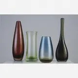 Paolo Venini, Conjunto de quatro vasos, circa 1950, Murano, Itália