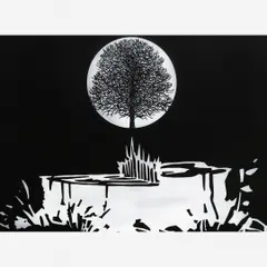 Paul Morrison, Black Dahlias, 2004, C-PRINT