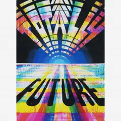 Maya Hayuk, Totally Future, 2008, Mista sobre papel