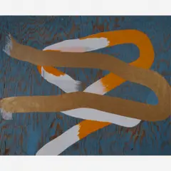 2009 by Momo, Colagem sobre placa de madeira, offered Oct 2009