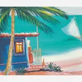Marinha com Jangada by Cícero Dias, ÓLEO SOBRE TELA, offered Jul 2004