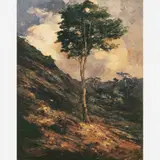 Télles Júnior, Paisagem do Cerrado do Engenho do meio -Pernambuco, Óleo sobre tela