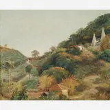 Francisco Aurélio, PAISAGEM DE OLINDA, Óleo sobre tela