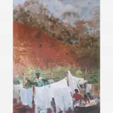 Eliseu Visconti, ROUPA ESTENDIDA
