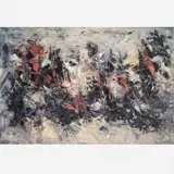Anatol Władysław, ABSTRAÇÃO LÍRICA, Óleo sobre tela