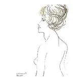 Di Cavalcanti, Nú, Esferográfica sobre papel