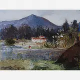 Manuel Santiago, ALTO DE TERESÓPOLIS, ÓLEO SOBRE MADEIRA