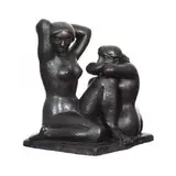 José Pedrosa, Moças de Cataguases, (c.1942), ESCULTURA EM BRONZE