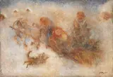 Grigorij Musatov, Sleigh Ride, 1930s, Oil on canvas