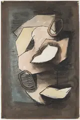 František Foltýn, An Abstract Composition, 1939, Watercolour, paper