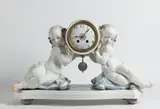 Paul Scheurich, A Meissen Clock, 1919, Porcelain, gilded bronze