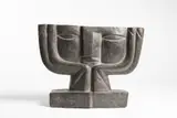 Miloslav Hájek, Sleeping and Awake, 1960, Patinated gypsum