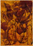 Max Ernst, Une rose du désert, Circa 1954, Gouache and watercolour on paper, laid down on canvas