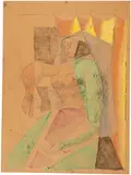 Le Corbusier, Femme assise sur le thème de "La pyrénéenne"