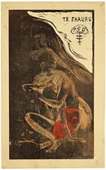 Paul Gauguin, Te Faruru – Ici on fait l'amour – Here We Make Love, Paris, winter 1893/1894, Colour woodcut on strong Japan paper
