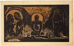 Paul Gauguin, Te Atua - Les Dieux - The Gods, Paris, winter 1893/1894, Colour woodcut on strong Japan paper