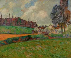 Armand Guillaumin, Paysage de l'Île de France, Circa 1890, Oil on canvas